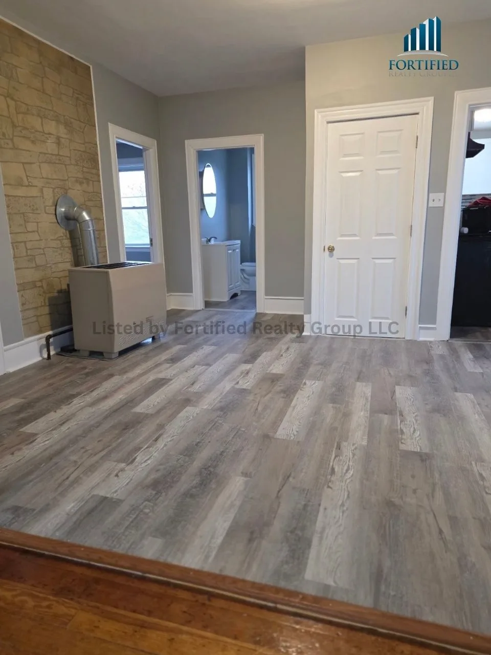 Living room — 25 Saxon St #2, Fall River MA