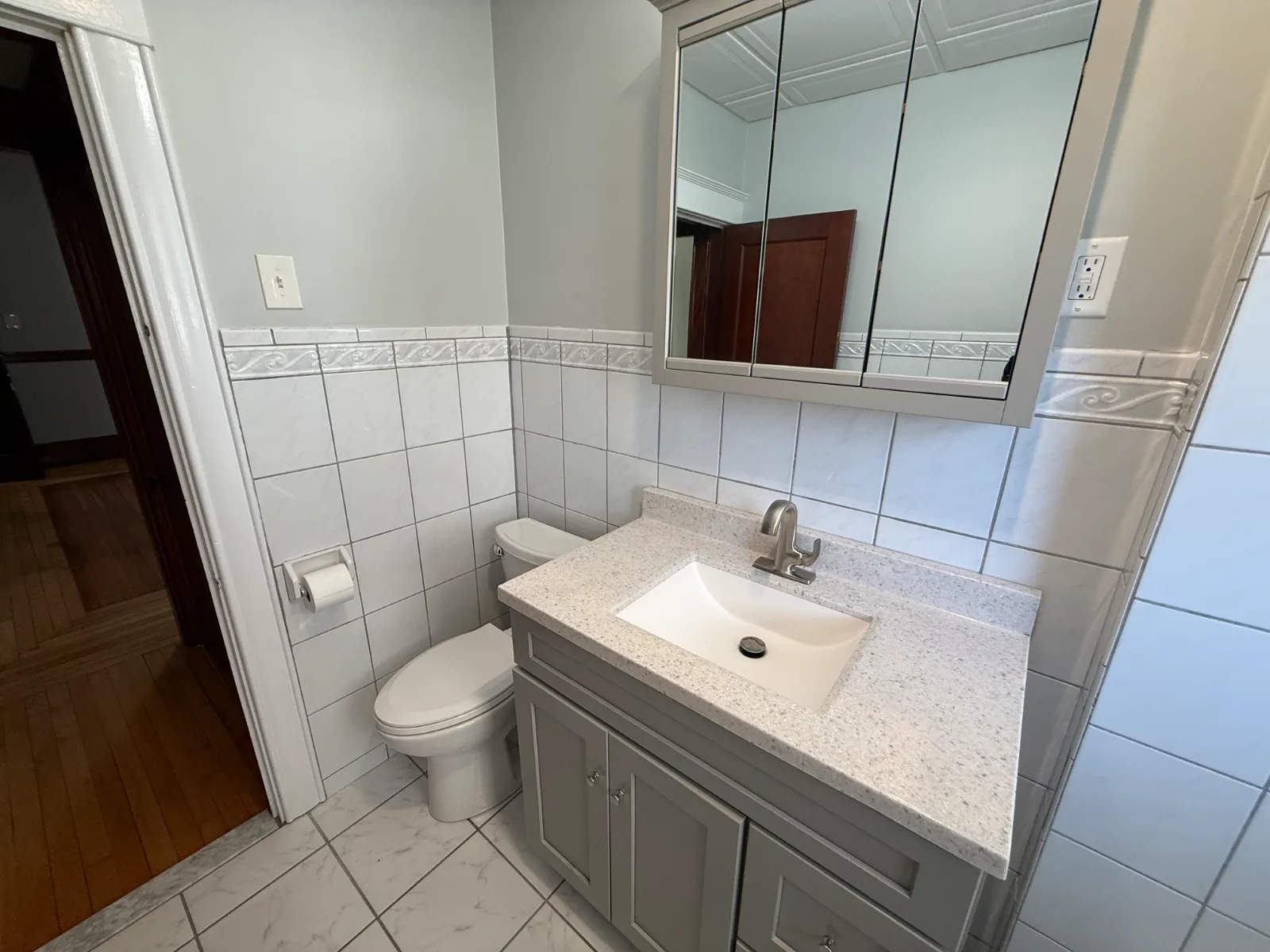 Bathroom — 61 Lafayette St #1, Fall River MA